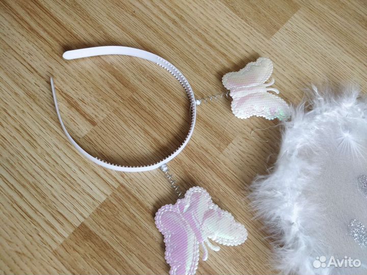 Карнавальный набор с крыльями, ободком и палочкой