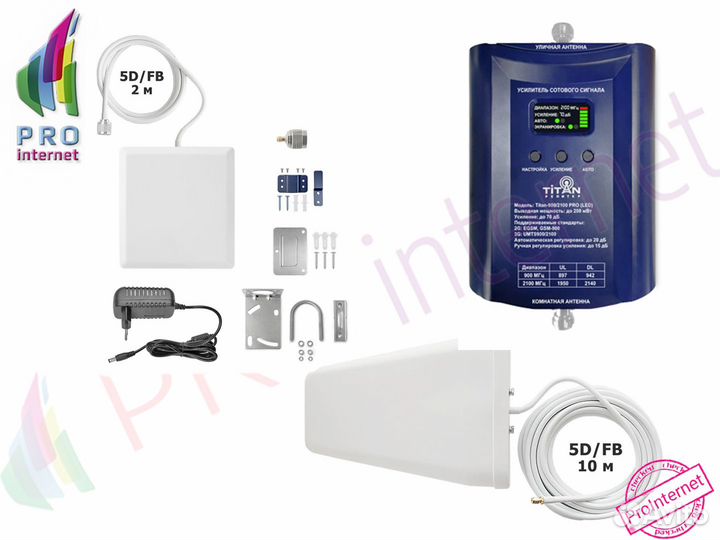 Усилитель сигнала Titan-900/1800 PRO (LED)