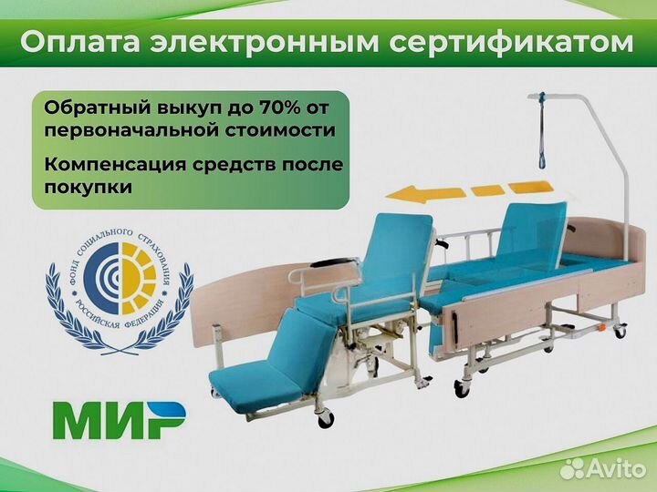 Функциональная кровать для инвалидов