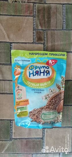Каша фрутоняня 4мес+