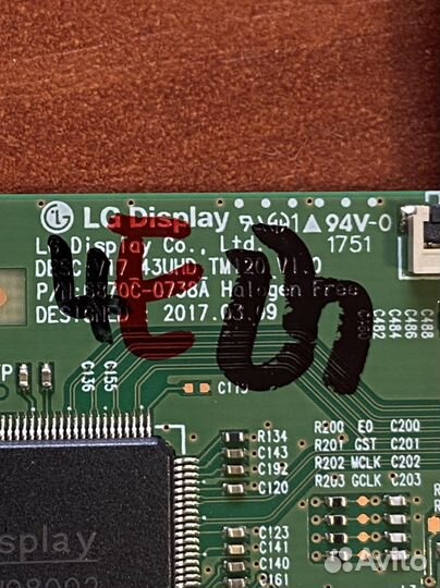 6870c-0738a от Daewoo u43v895vte