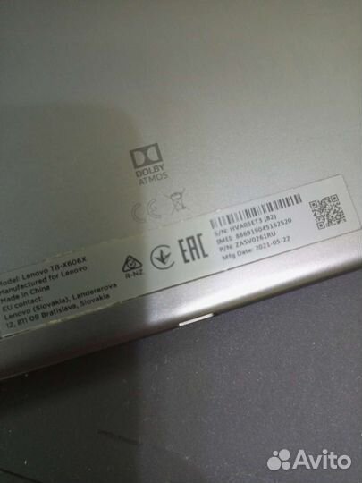 Планшет lenovo TB-X606X