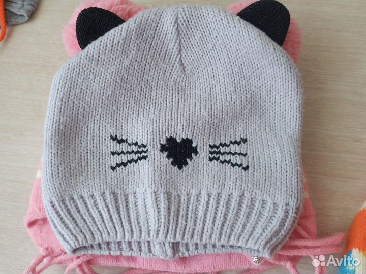 Комплект шапка, шарф