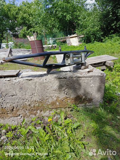 Бампер силовой Suzuki samurai с площадкой и клюзом