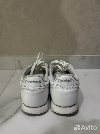 Кроссовки reebok кеды натуральная кожа