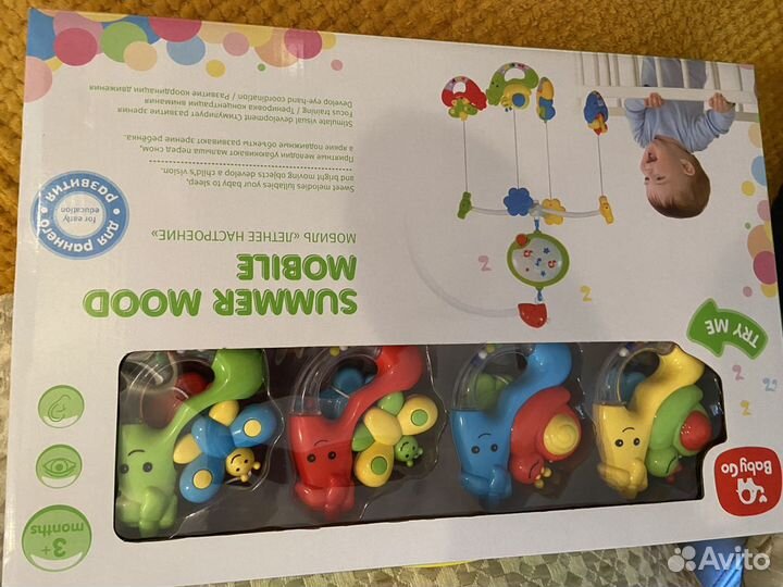 Новый Мобиль на кроватку Baby go