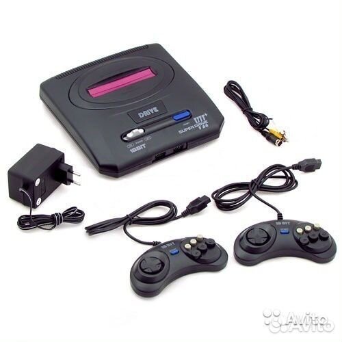 Игровая приставка SegaSuperDrive 8 (50-in-1) Black