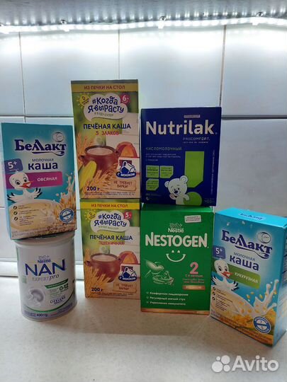 Детские каши и смеси