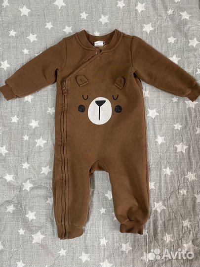 Флисовый комбинезон + термо комбинезон