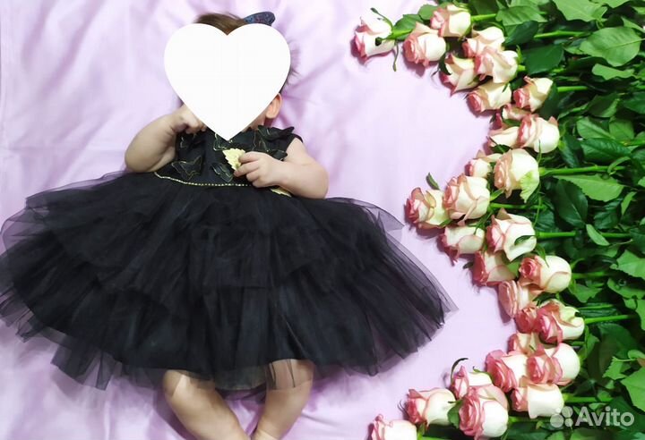 Платье нарядное детское, 74 размер