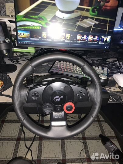 Руль logitech driving force gt 900