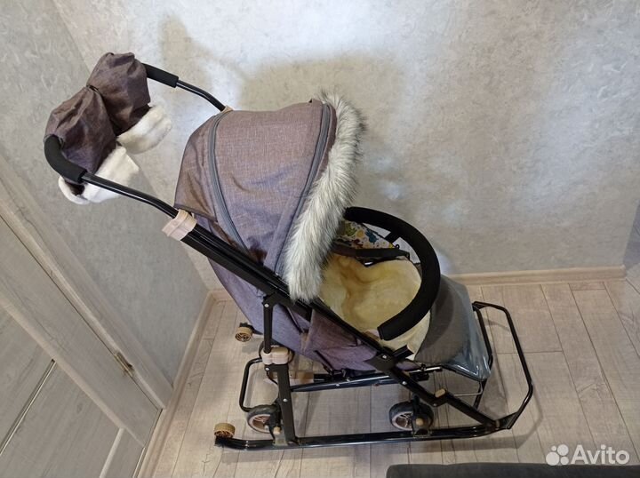 Детские санки коляска бу