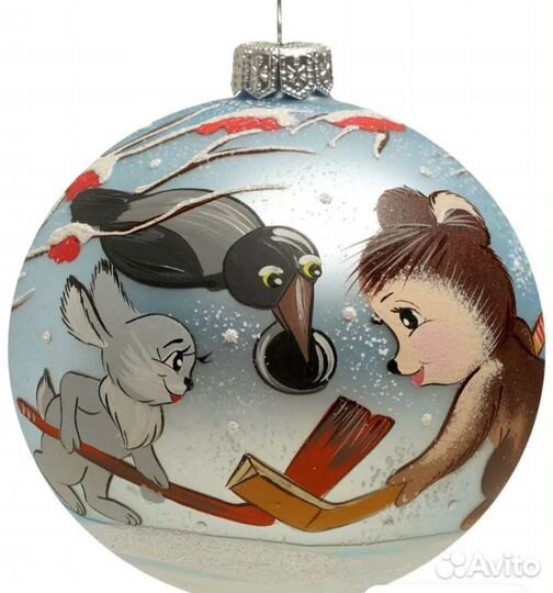 Набор из трёх ёлочных шаров artbybdv