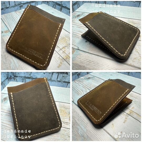 Картхолдер Кошелек Изделия из кожи ручной работы
