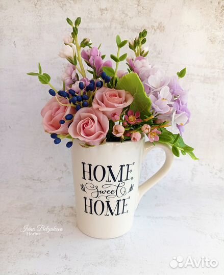 Продаю интерьерную композицию из холодного фарфора