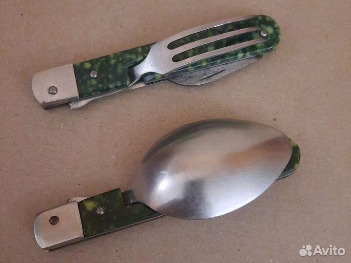 Складная ложка и вилка