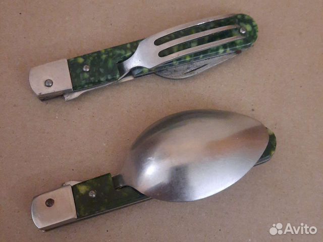 Складная ложка и вилка