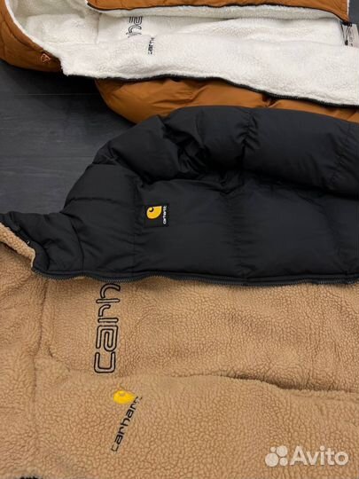 Зимняя куртка carhartt двухсторонняя