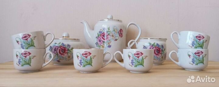 Кофейный сервиз вербилки СССР