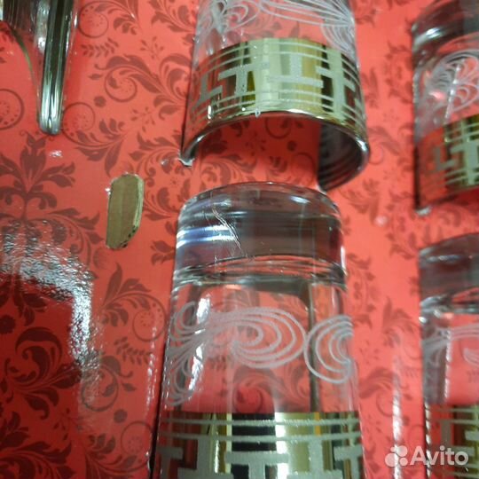 Набор бокалов и рюмок новый