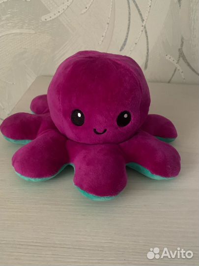 Мягкая игрушка осьминог перевертыш