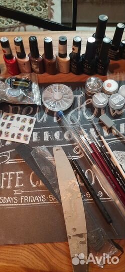 Набор для наращивания ногтей бу