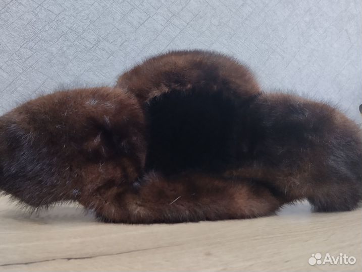 Норковая шапка мужская