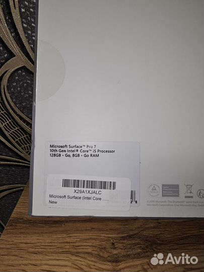 Microsoft surface pro 7 i5 8/128