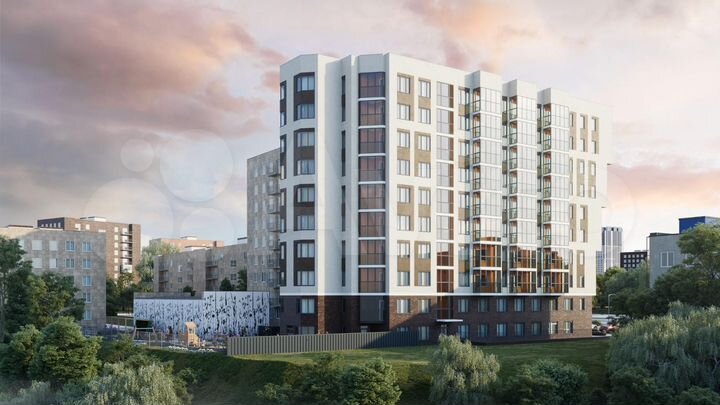 2-к. квартира, 43,3 м², 4/10 эт.