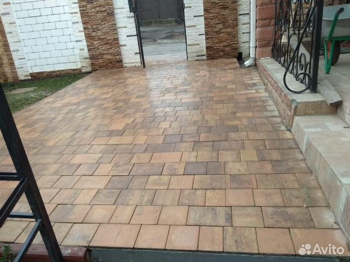 Брусчатка, тротуарная плитка завода Браер