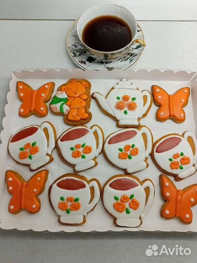 Имбирные пряники на день рождения