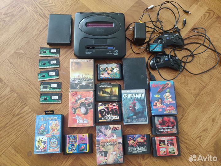 Sega mega drive 2 с играми