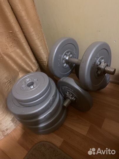 Гантели разборные