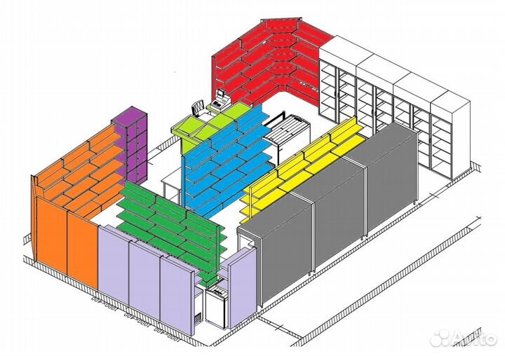 Торговое оборудование для магазина
