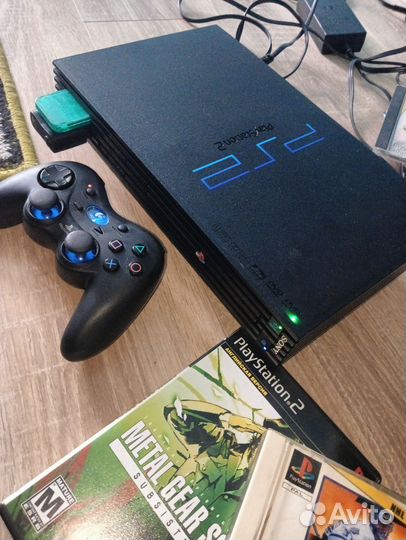 Sony PS2 fat Midnight Black + HDD 250Gb