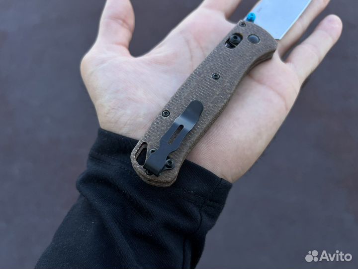 Нож benchmade bugout micarta