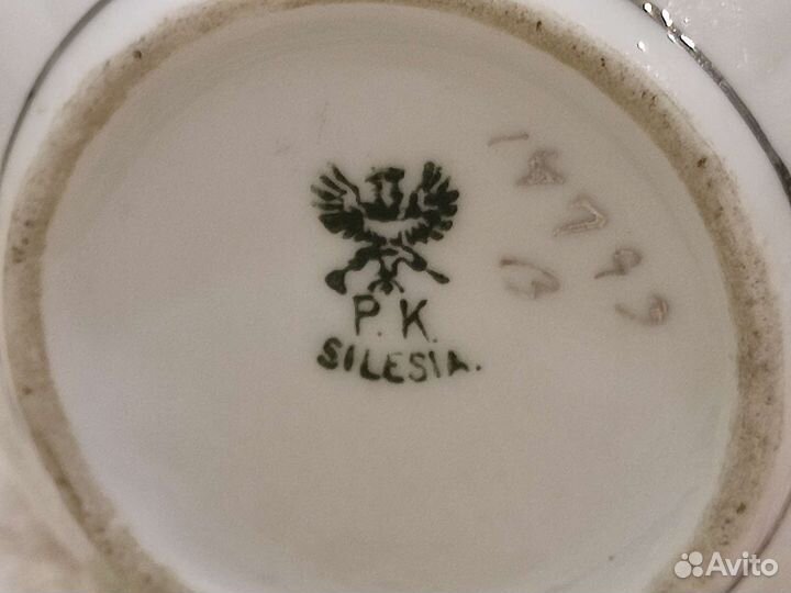 Антикварная чайная двойка раскопок Königsberga