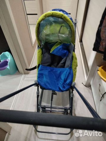 Детские санки коляска бу