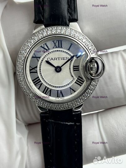 Часы Cartier Вallоn Вleu dе 33 mm Квaрц Kaртье