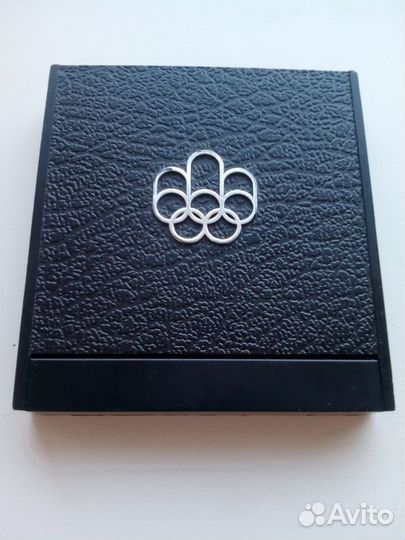 Серебряная монета 10 долларов Канада 1974 г