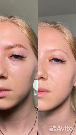 Модель на брови