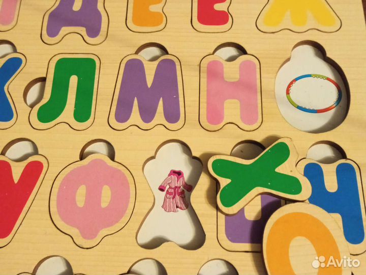 Деревянный алфавит