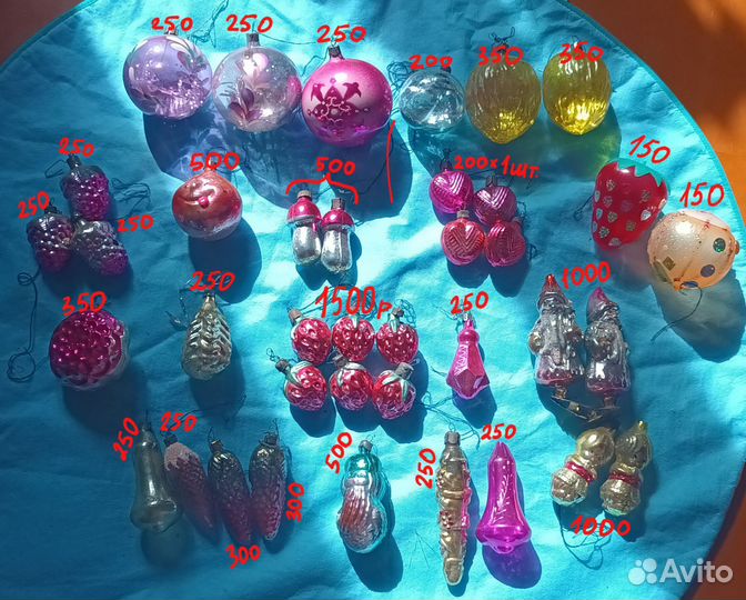 Елочные игрушки СССР