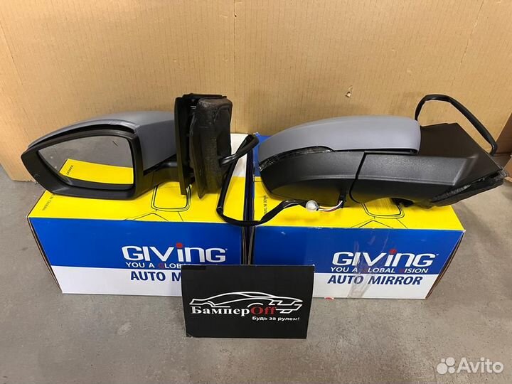 Зеркало VW polo 2010- электро, обогрев, повор R/L