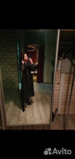 Платье в горох