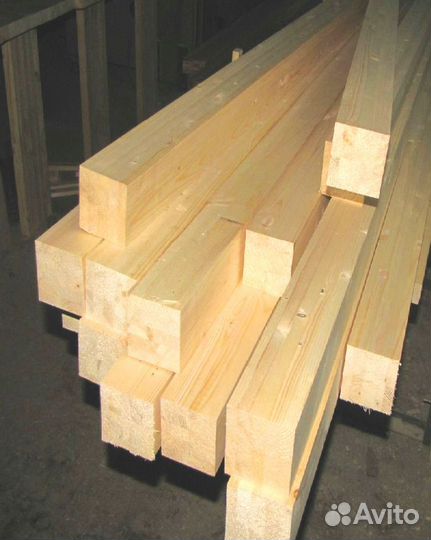 Строганный брус, влагостойкий, лиственница