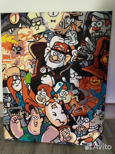 Картина по номерам готовая