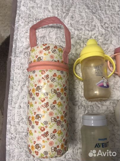 Термосумка, бутылочка avent, поильник и др