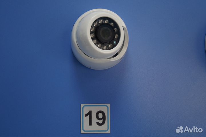 Миниатюрная купольная камера видеонаблюдения 2Mpx
