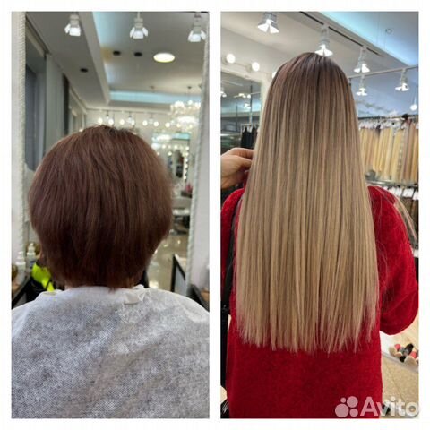 Наращивание волос в разных техниках